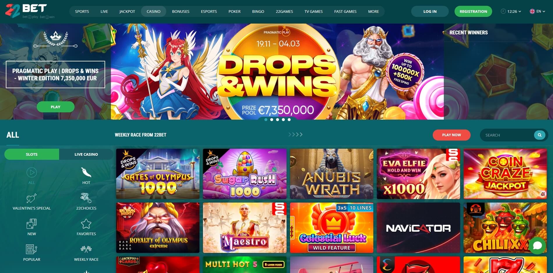 22Bet Casino