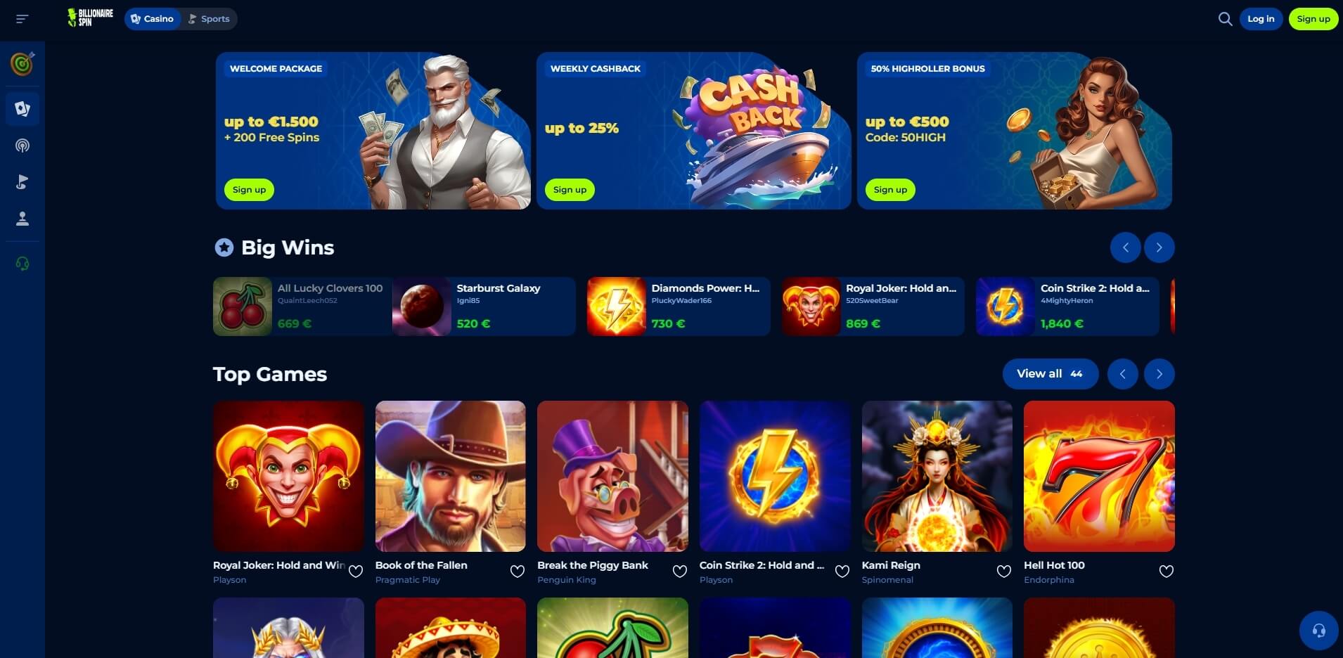 Billionairespin Casino 
