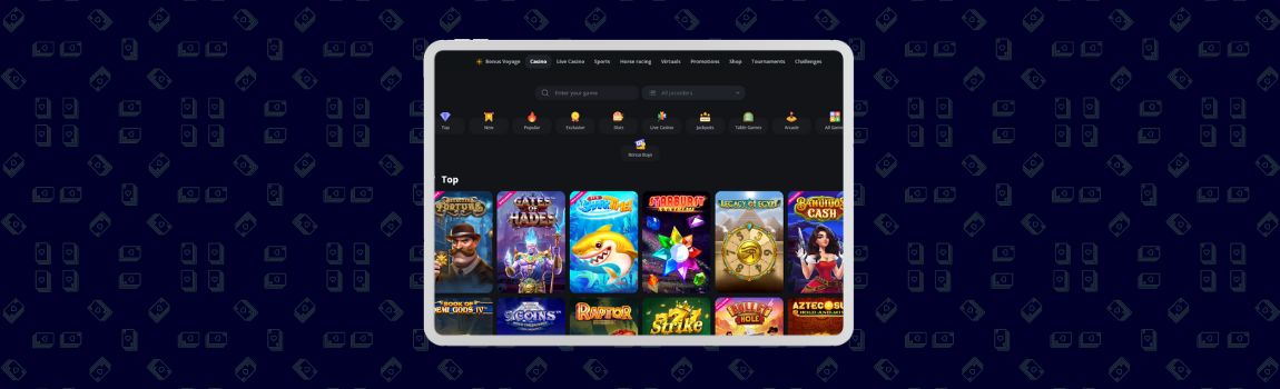 screenshot of Excitewin Casino in Germany