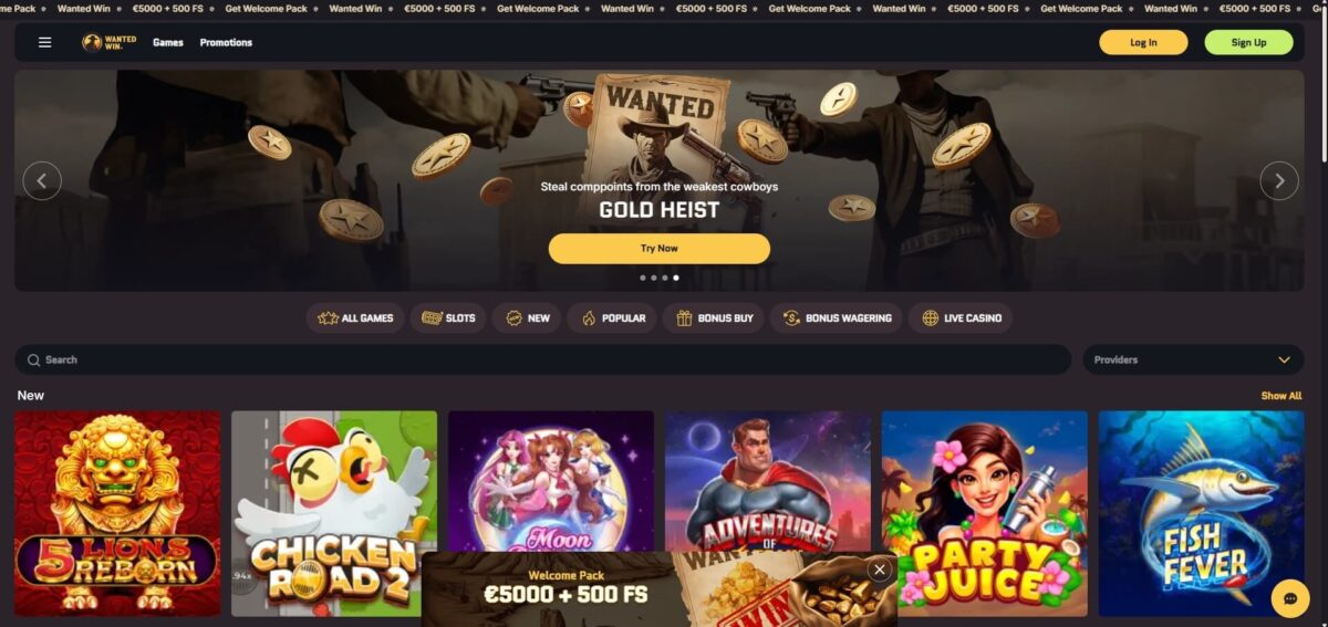Wanted Win Casino